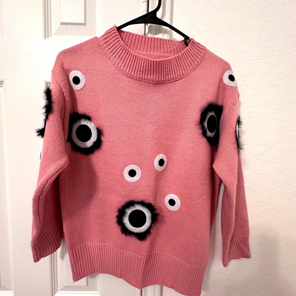 Women clothes, knitting 🧶 fabric,pink color ,size small